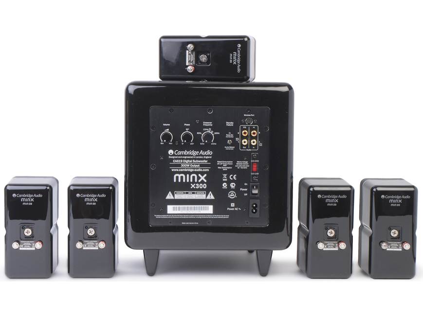 Cambridge Audio Minx S325-V2 (Black) 5.1-channel speaker system