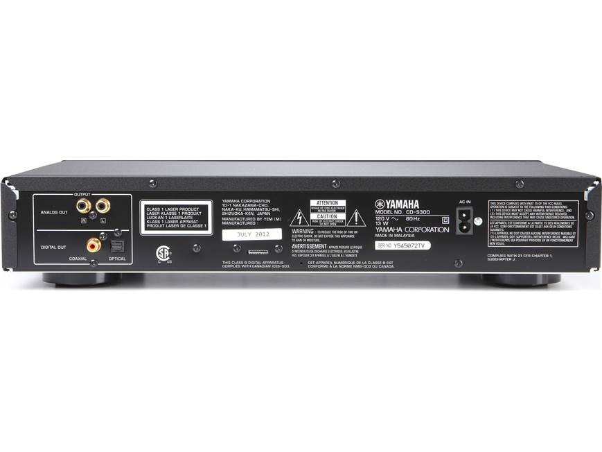 YAMAHA CD-S300 CDプレーヤー Yamaha CD-S300 Single-disc CD player/USB port for iPod®/iPhone® at