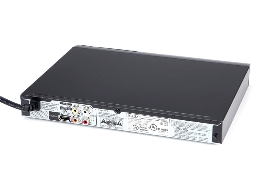 Sony DVP-SR510H DVD/CD player at Crutchfield Canada
