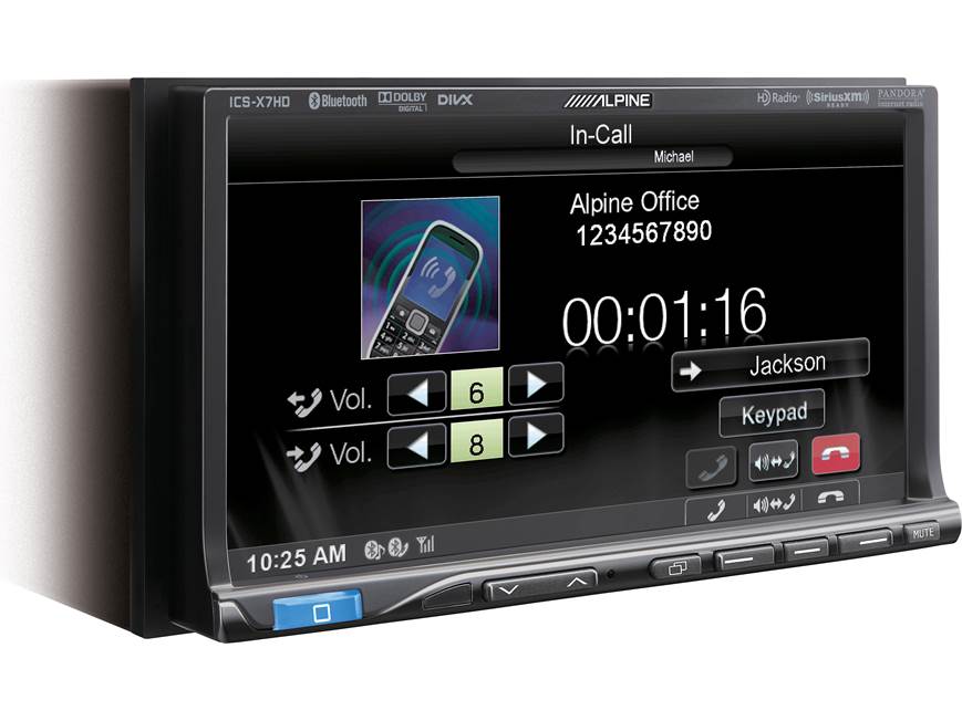 Alpine ICS-X7HD Digital media receiver (does not play CDs) at