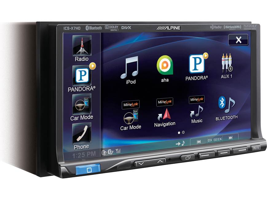 Alpine ICS-X7HD Digital media receiver (does not play CDs) at