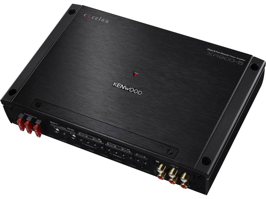 Kenwood Excelon XR900-5 5-channel car amplifier — 60 watts RMS x 4
