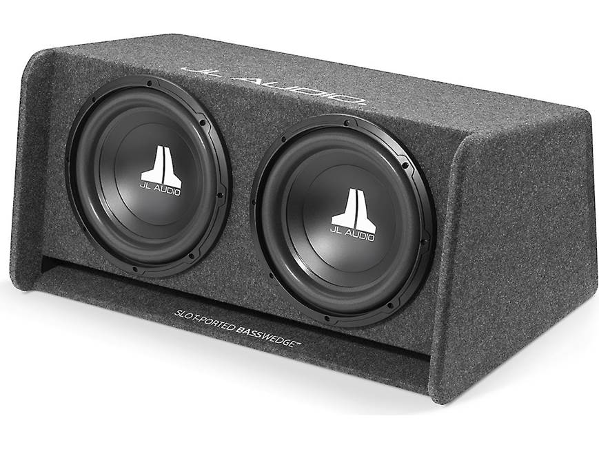JL Audio CP212-W0v3 BassWedge™ slot-ported enclosure with two 12