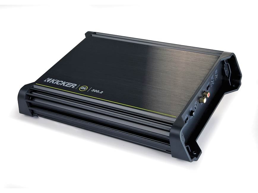 Kicker 11DX300.2 2-channel car amplifier — 75 watts RMS x 2 at