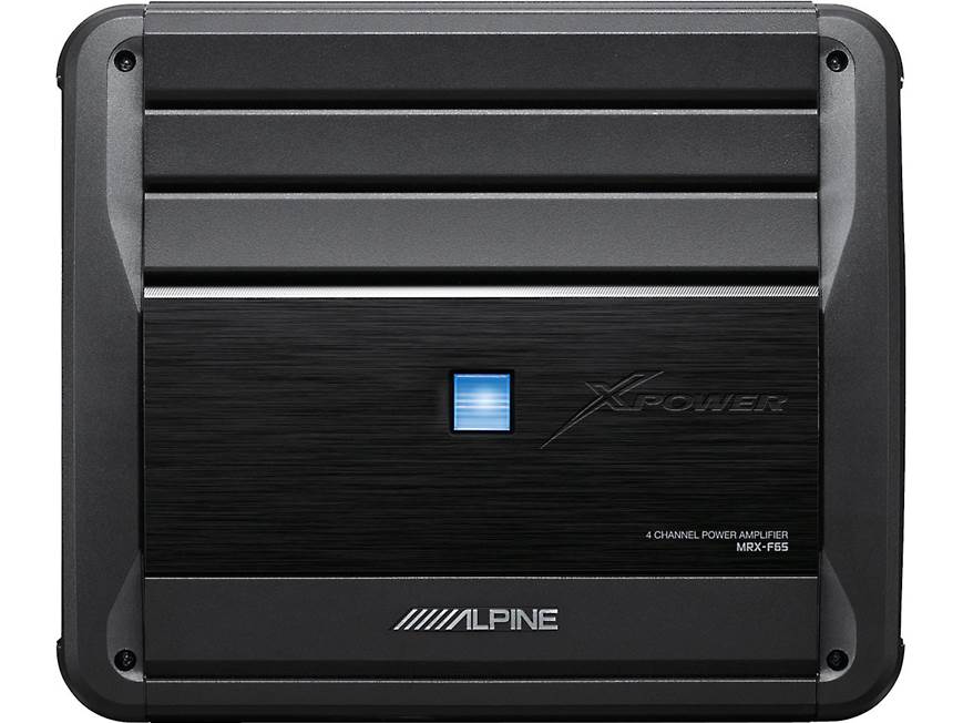 Alpine MRX-F65 4-channel car amplifier — 110 watts RMS x 4 at