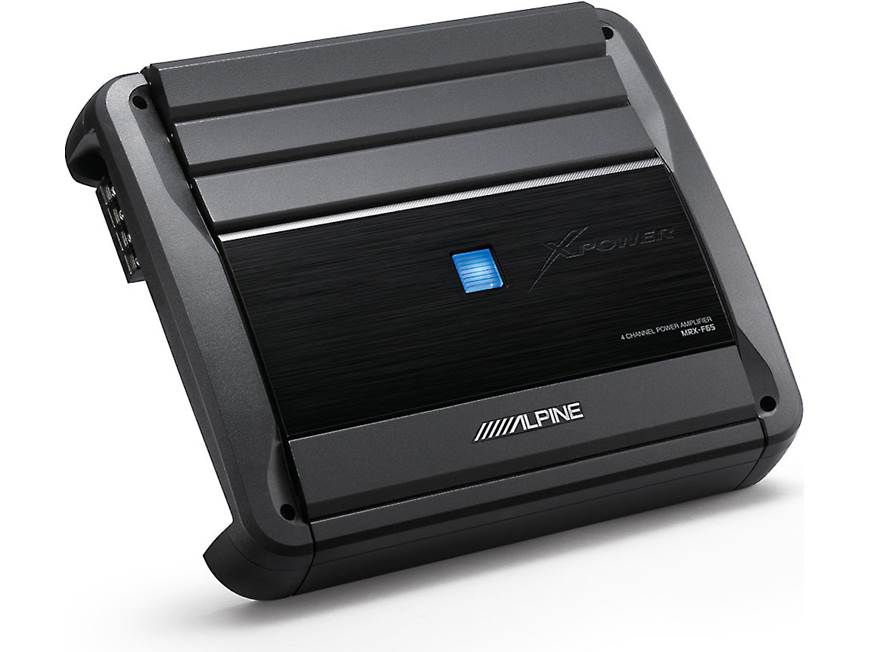 Alpine MRX-F65 4-channel car amplifier — 110 watts RMS x 4 at
