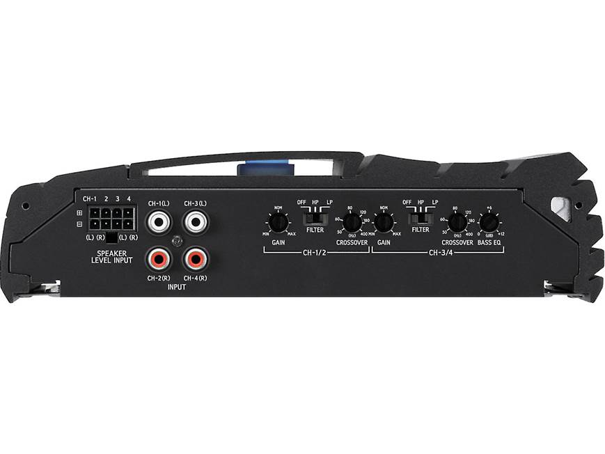 Alpine MRX-F65 4-channel car amplifier — 110 watts RMS x 4 at