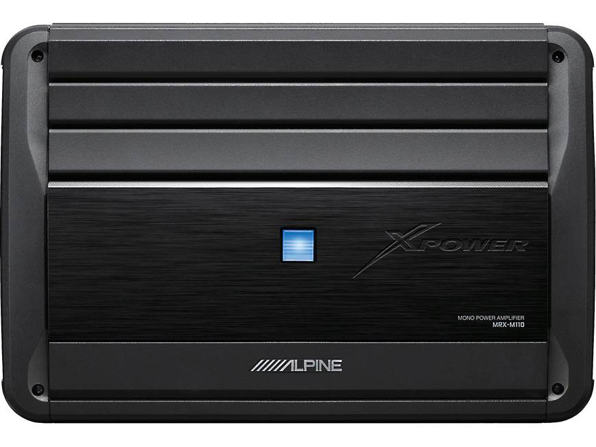 Alpine MRX-M110 Mono subwoofer amplifier — 1,100 watts RMS x 1 at