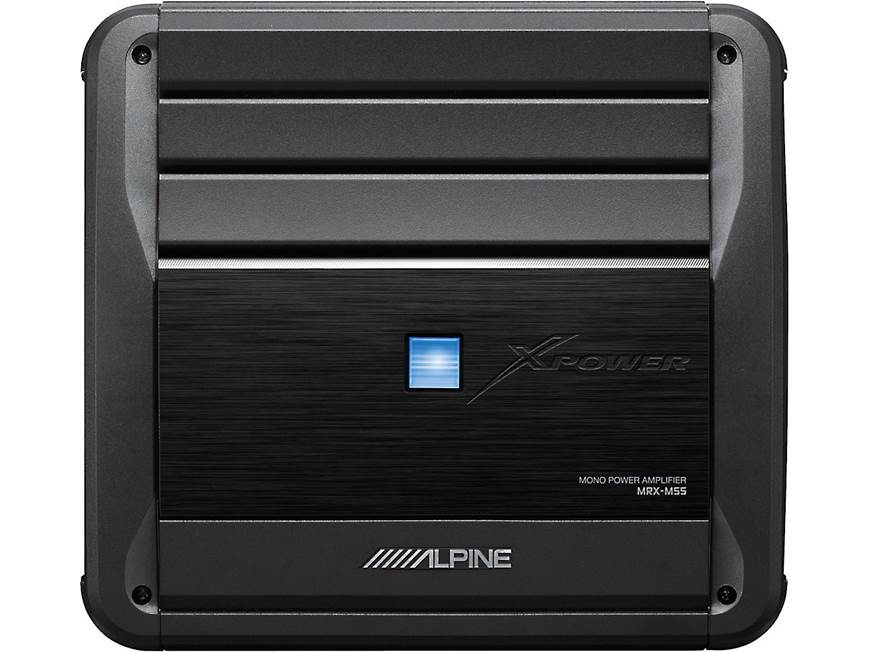 Alpine MRX-M55 Mono subwoofer amplifier — 550 watts RMS x 1 at 2