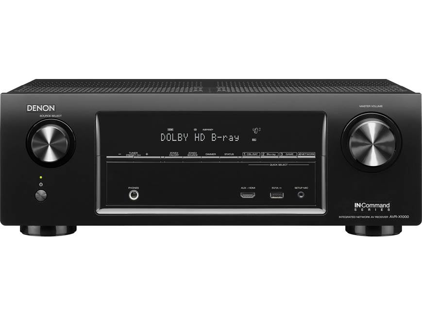DENON AVアンプ AVR- X1000 Denon AVR-X1000 IN-Command 5.1-channel home theatre receiver with
