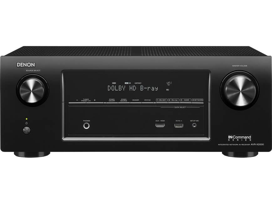 Denon AVR-X2000 IN-Command 7.1-channel home theatre receiver with