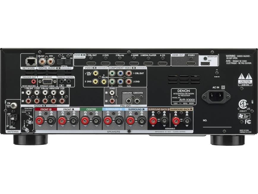 Denon AVR-X3000 IN-Command 7.2-channel home theatre receiver with
