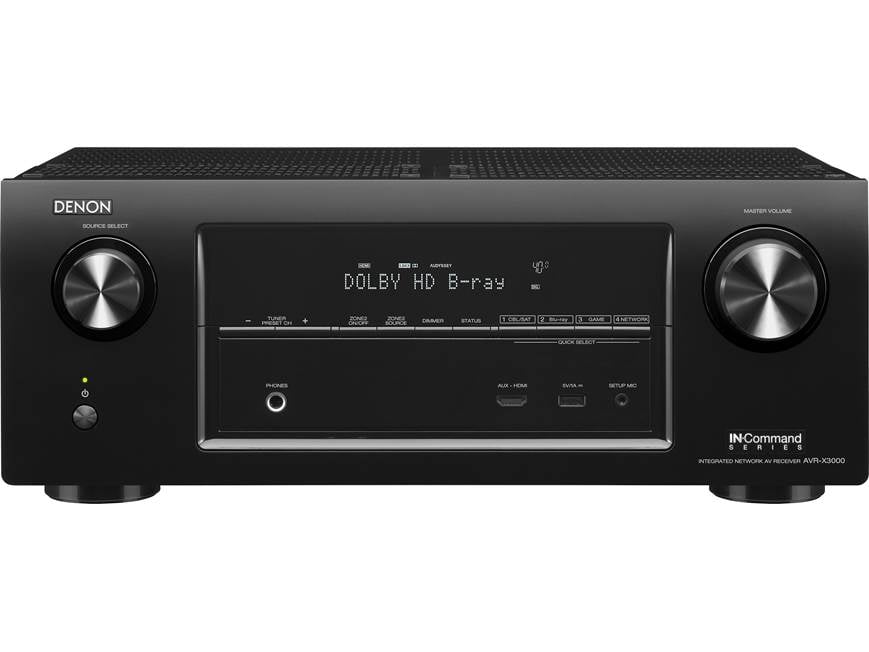 Denon AVR-X3000 IN-Command 7.2-channel home theatre receiver with