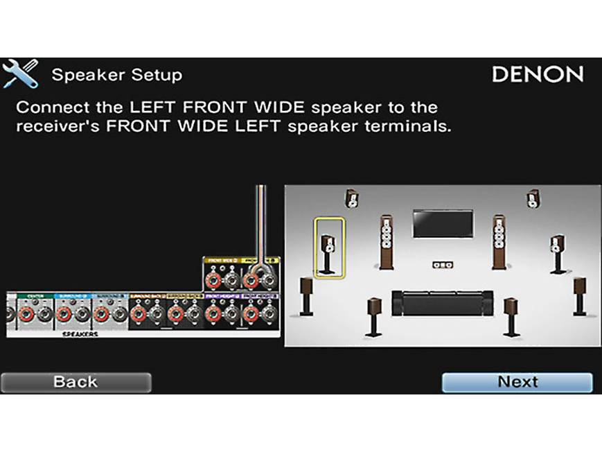 Denon AVR-X4000 IN-Command 7.2-channel home theatre receiver with