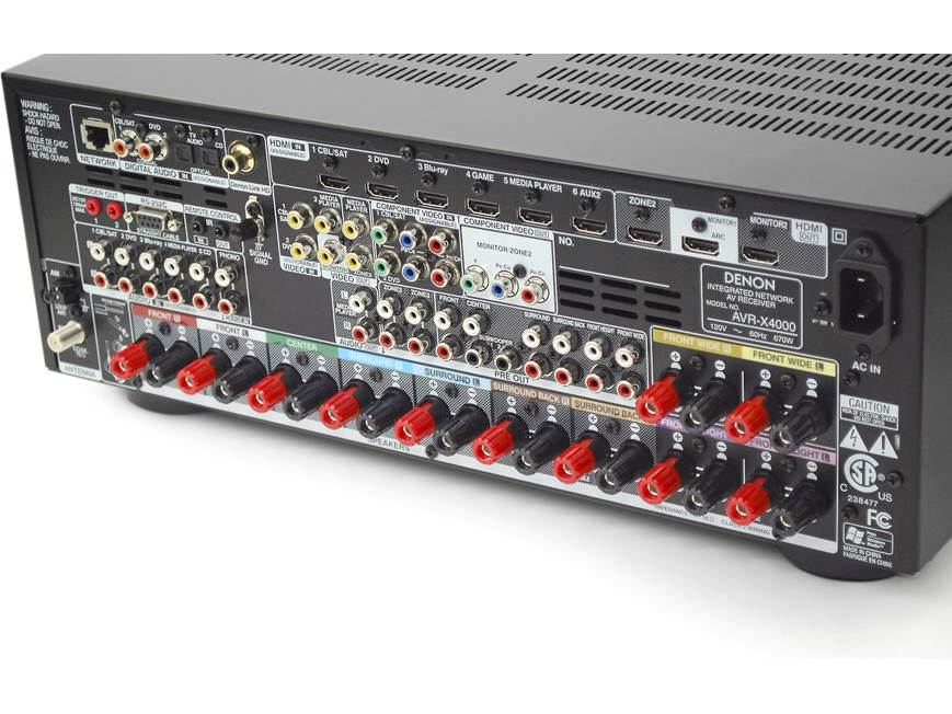 Denon AVR-X4000 IN-Command 7.2-channel home theatre receiver with