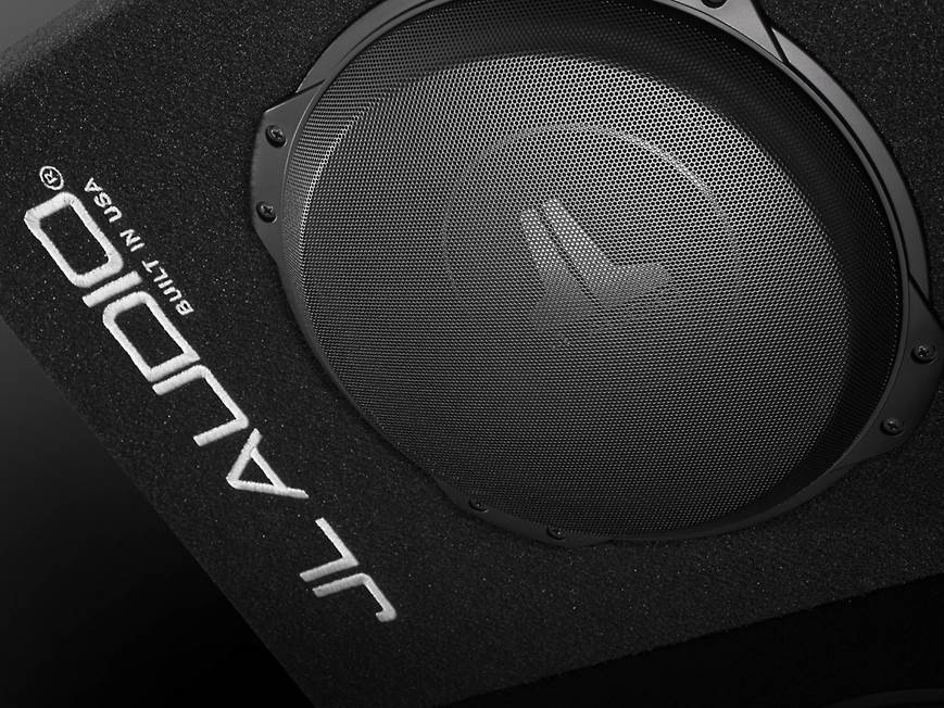 JL Audio CS110LG-TW3 Sealed PowerWedge™ enclosure with one 10