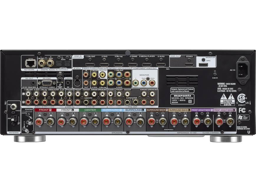 マランツmarantz SR6008 Marantz SR6008 7.2-channel home theatre receiver with Apple