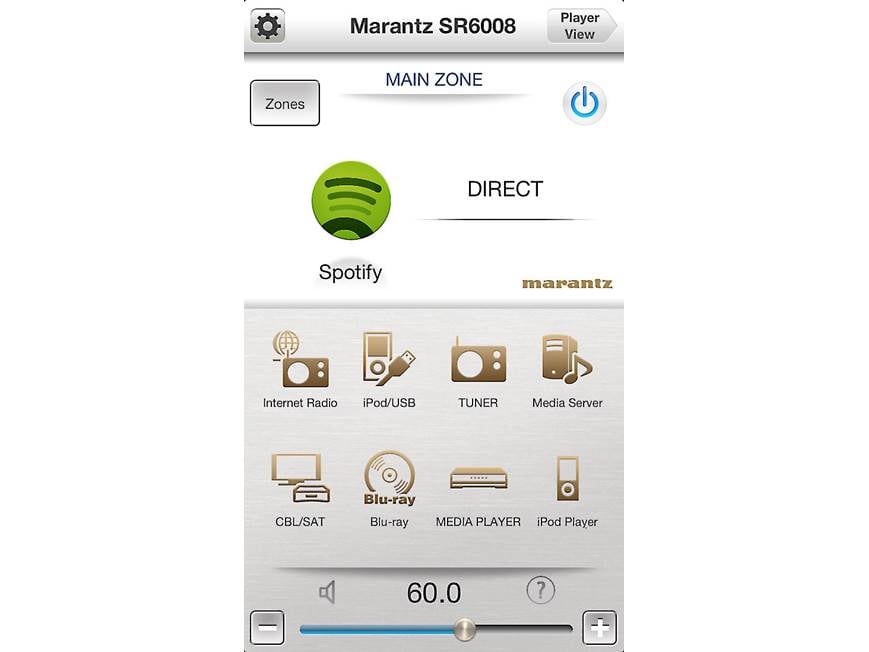 Marantz SR6008 7.2-channel home theatre receiver with Apple