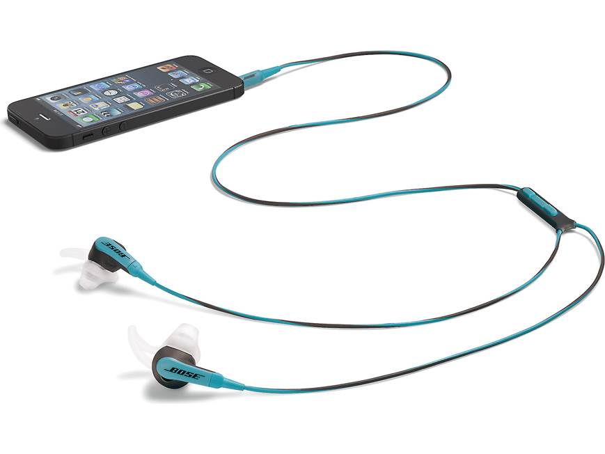 Bose SIE2i スポーツイヤフォン reebok Bose® SIE2i sport headphones (Blue) With in-line remote and