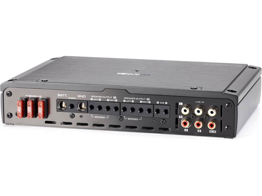 Kenwood Excelon XR900-5 5-channel car amplifier — 60 watts RMS x 4