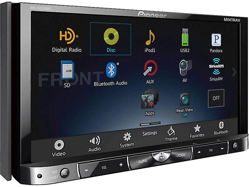 Pioneer AVH-X8500BHS DVD receiver at Crutchfield Canada