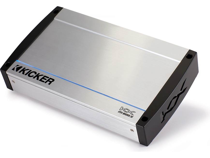 Kicker KXM800.5 5-channel marine amplifier — 50 watts RMS x 4 at 4