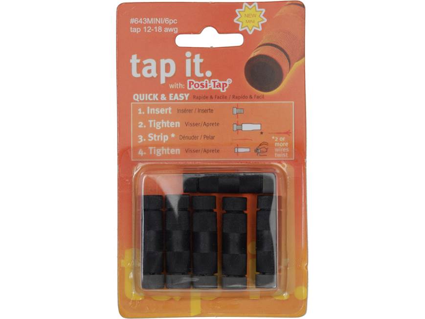 Posi-Products™ Wire Connectors 6 mini tap connectors for 12- to 18