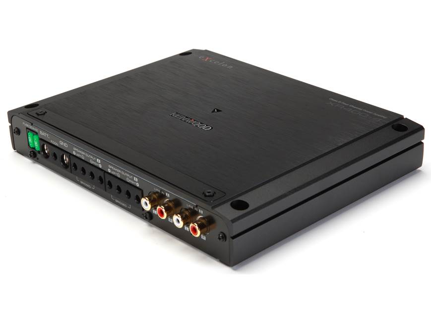 KENWOOD XR400-4 パワーアンプ Kenwood Excelon XR400-4 4-channel car amplifier — 75 watts RMS x 4