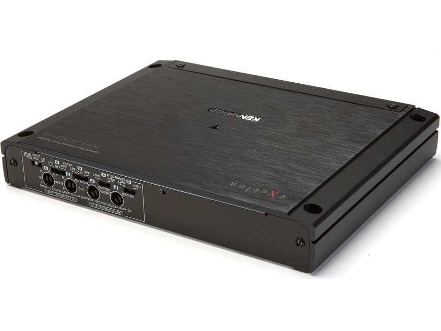 Kenwood Excelon XR400-4 4-channel car amplifier — 75 watts RMS x 4