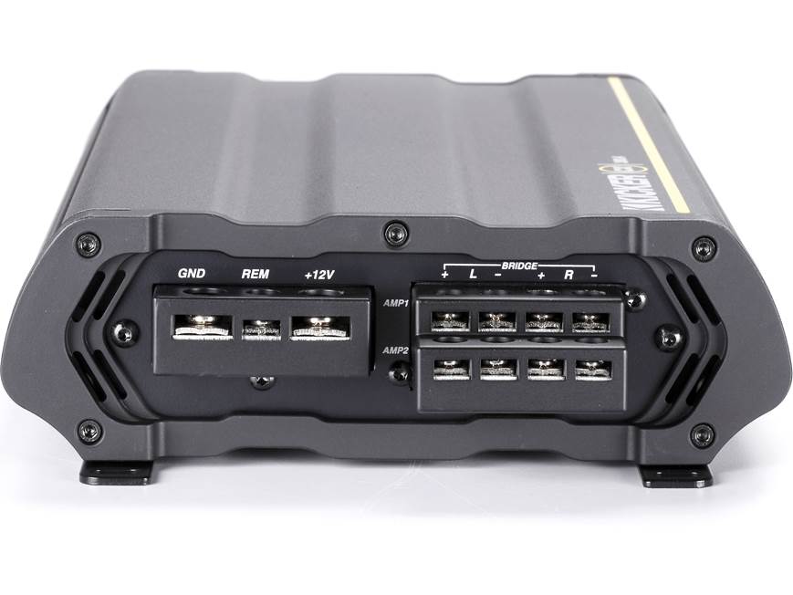 Kicker 12CX300.4 4-channel car amplifier — 40 watts RMS x 4 at