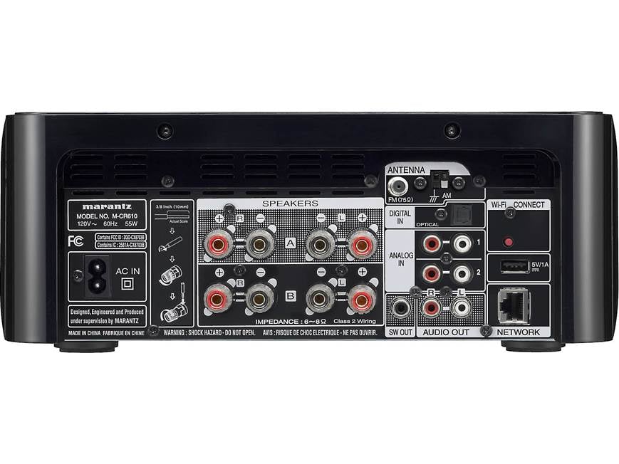 Marantz M-CR610 Desktop network receiver/CD player with Apple