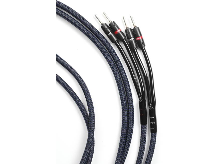 AudioQuest Type 4 (25-foot pair) Speaker cables with pre-attached