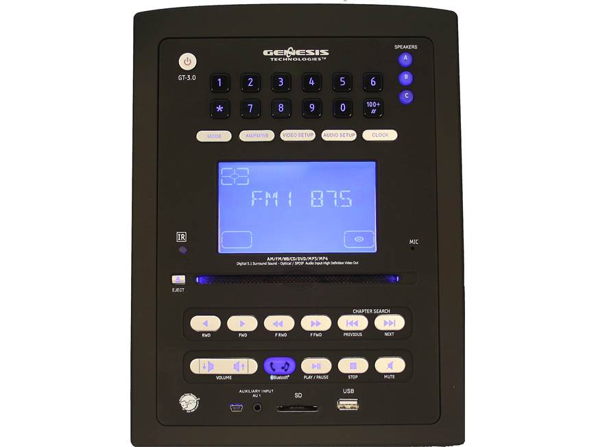 Genesis Technologies GT-3.0 DVD receiver for RVs at Crutchfield Canada