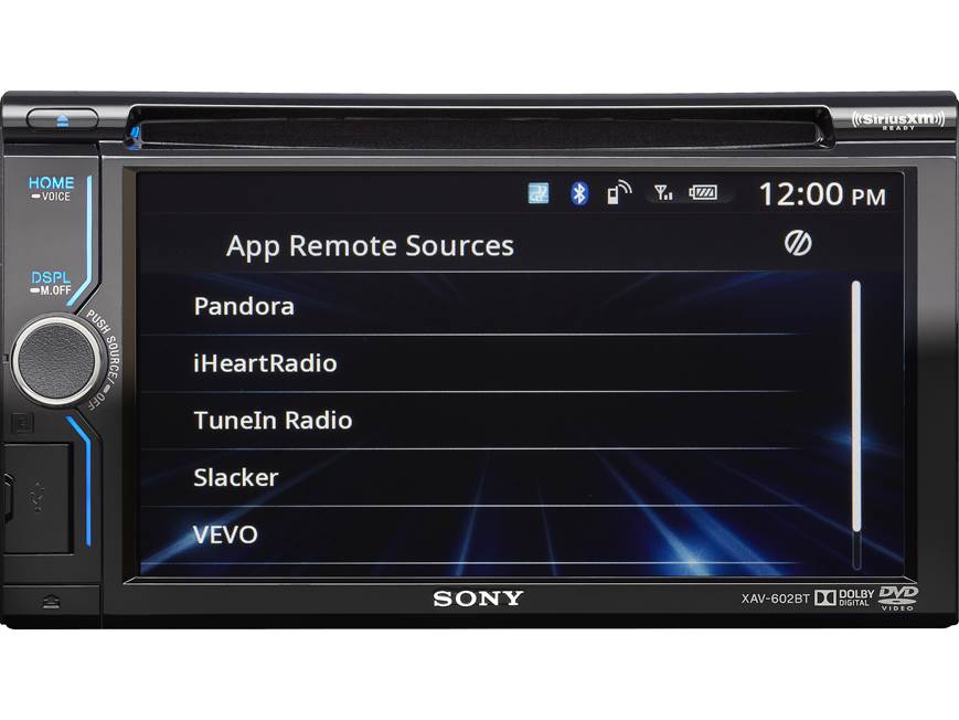 Sony XAV-602BT DVD receiver at Crutchfield Canada