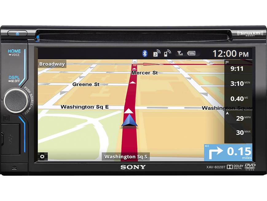 Sony XAV-602BT DVD receiver at Crutchfield Canada