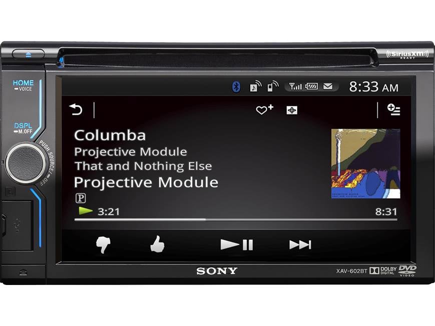 Sony XAV-602BT DVD receiver at Crutchfield Canada