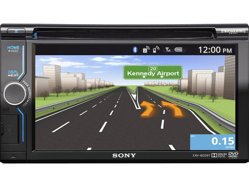 Sony XAV-602BT DVD receiver at Crutchfield Canada