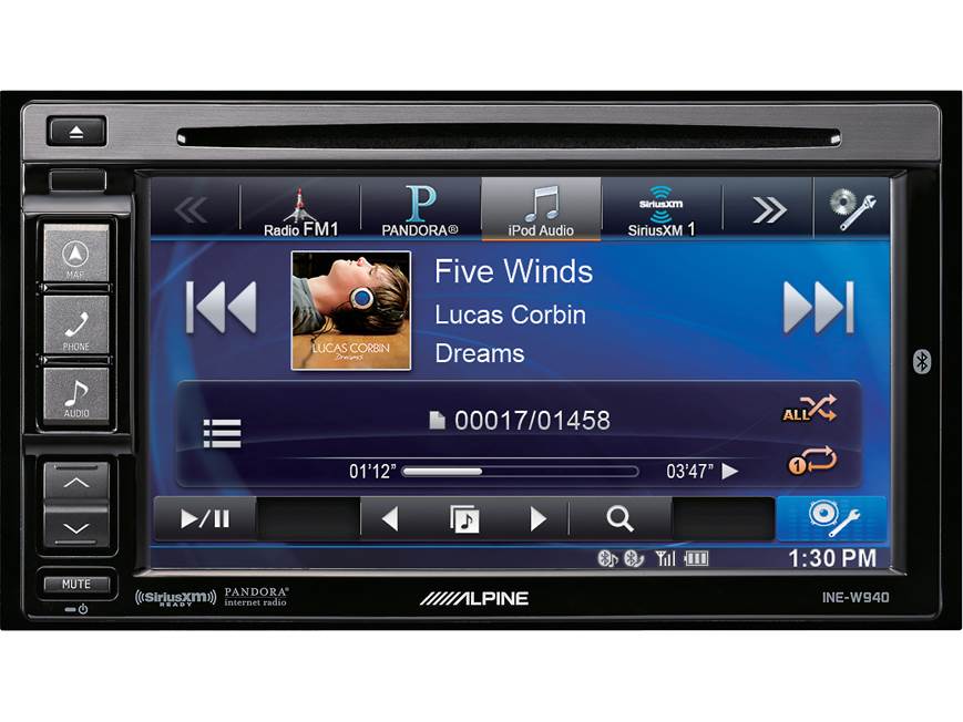 Alpine INE-W940 Navigation receiver at Crutchfield Canada