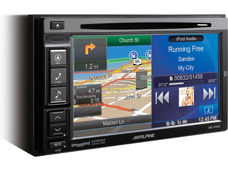 Alpine INE-W940 Navigation receiver at Crutchfield Canada