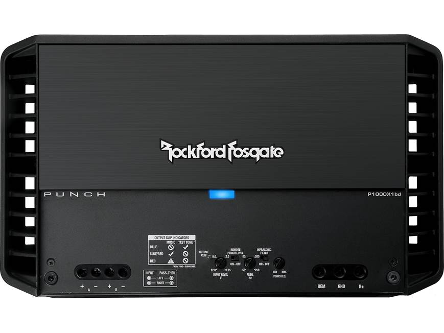 ロックフォード　1000-1bd Rockford Fosgate Punch P1000X1bd Mono subwoofer amplifier — 1,000