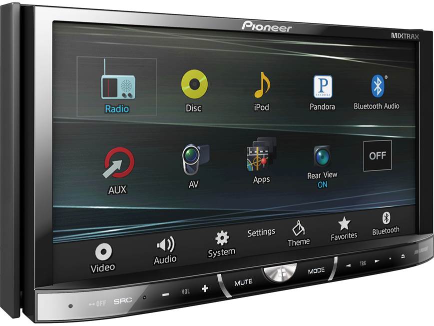 Pioneer AVH-X4600BT DVD receiver at Crutchfield Canada