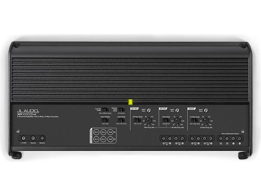 JL Audio XD1000/5v2 5-channel car amplifier — 75 watts x 4 at 4
