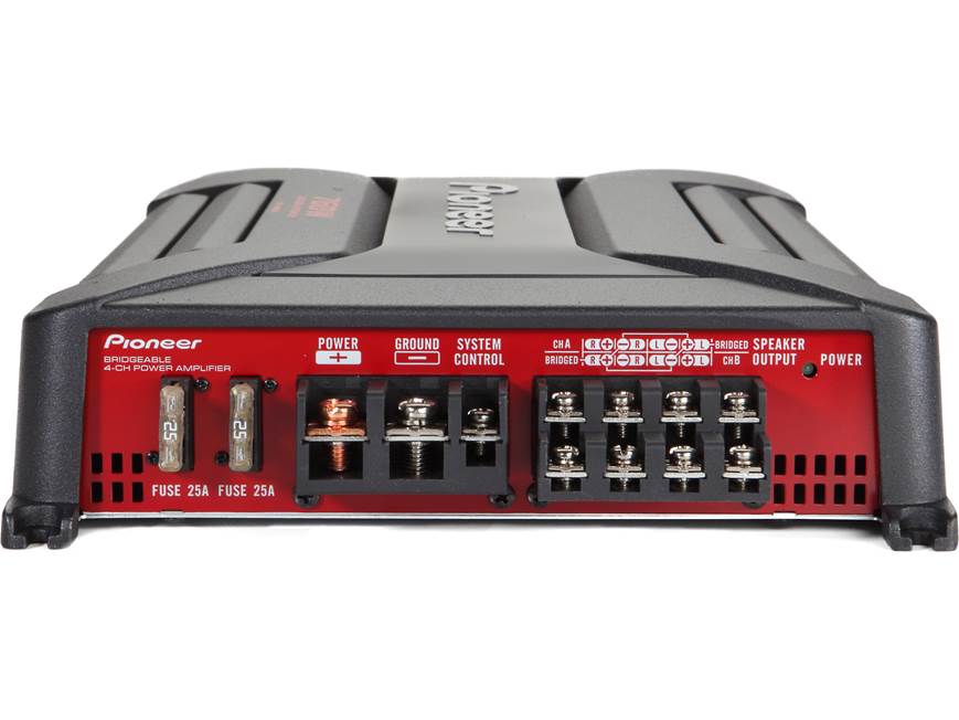 Pioneer GM-A6604 4-channel car amplifier — 60 watts RMS x 4 at