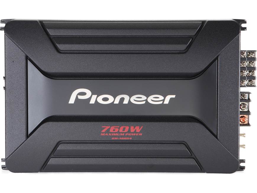 Pioneer GM-A6604 4-channel car amplifier — 60 watts RMS x 4 at