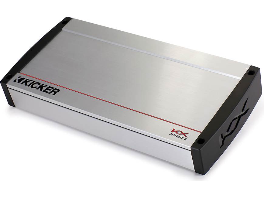 Kicker 40KX2400.1 Mono subwoofer amplifier — 2,400 watts RMS x 1