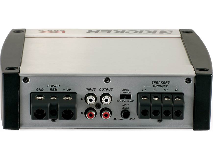 正規品　KICKER　KX200.2 Kicker 40KX200.2 2-channel car amplifier — 50 watts RMS x 2 at
