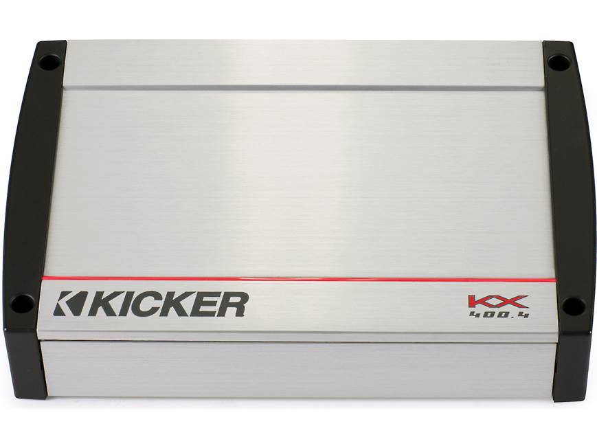 Kicker 40KX400.4 4-channel car amplifier — 50 watts RMS x 4 at