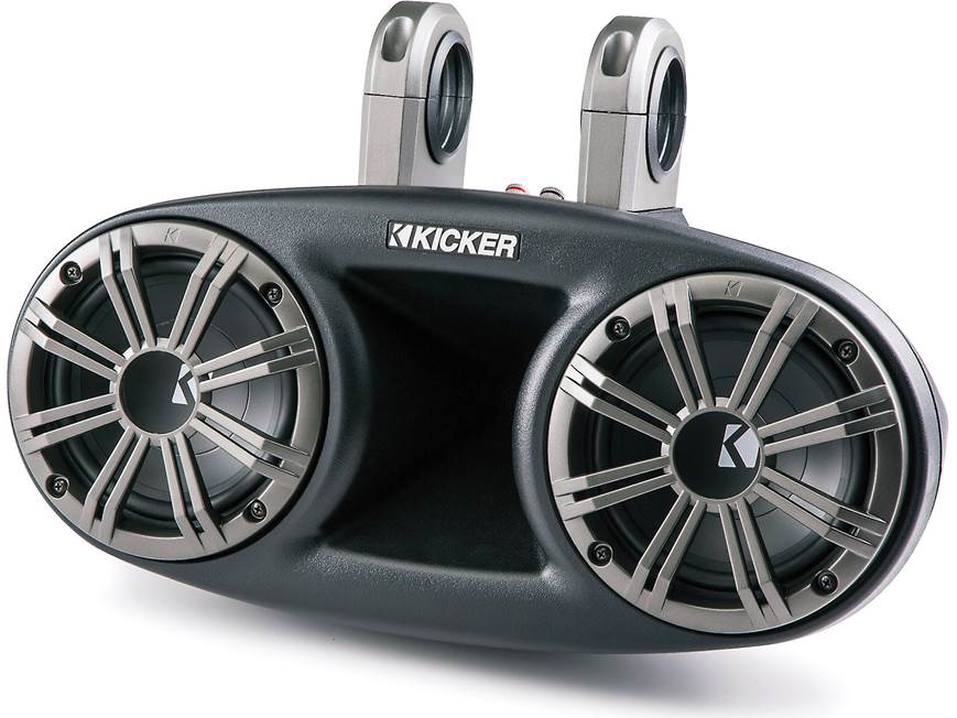 kmt096 丸物10キロ Kicker KMT674 Marine tower long-throw speakers at Crutchfield Canada