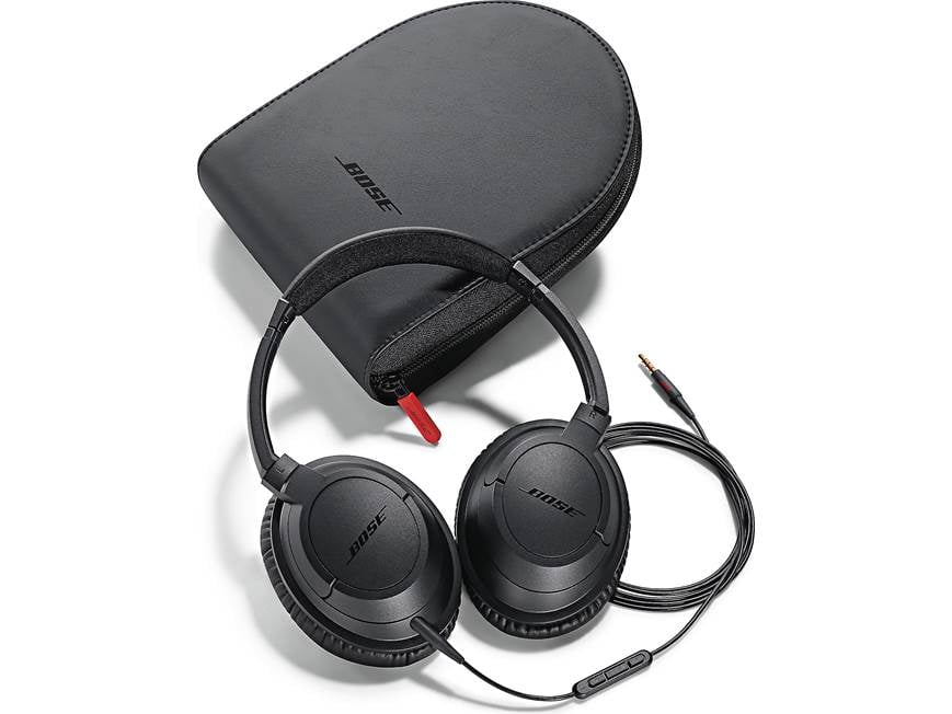 Bose® SoundTrue™ around-ear headphones (Black) With in-line remote