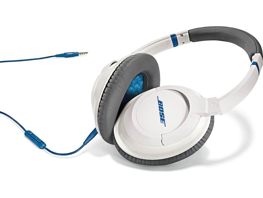 BOSE ヘッドフォン　Sound True　白 青 Bose® SoundTrue™ around-ear headphones (White) With in-line remote